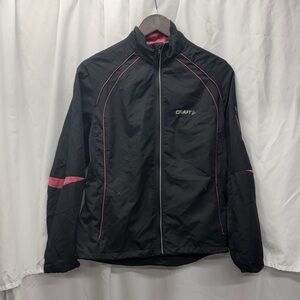 Craft Black Jacket with Pink Highlights
